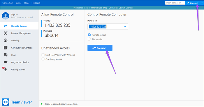điều khiển máy in từ xa với teamviewer