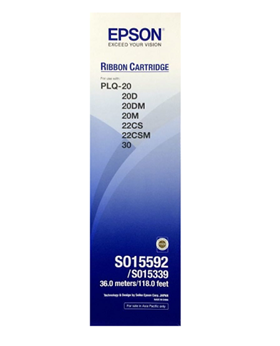 Ribbon Epson C13S015592 Black Ribbon Cartridge