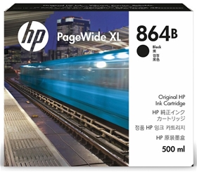 Mực in HP 864B 500-ml Black PageWide XL Ink Cartridge (1XA70A)