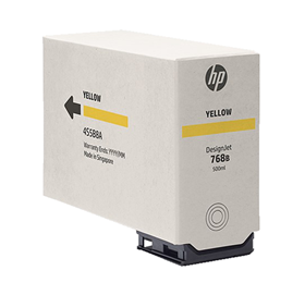 HP 768B Yellow 500ml DesignJet Ink Cartridge (4S5B8A)