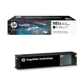 Mực in HP 981X High Yield Black Original PageWide Cartridge (L0R12A)