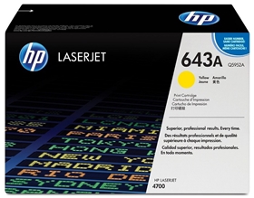 Mực in HP 643A  Yellow Original LaserJet Toner Cartridge (Q5952A)