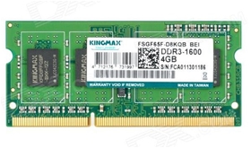 Ram Laptop Kingmax  4GB DDR3L bus 1600MHz