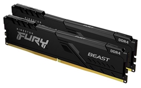 RAM PC Kingston KIT 16G (2x8G) DDR4 3600Mhz C17 FURY Beast Black (KF436C17BBK2/16)