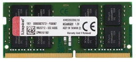 RAM Laptop Kingston 16GB DDR4 3200MHz Non-ECC CL22 SODIMM (KVR32S22D8/16)