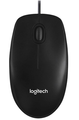 Chuột có dây Logitech B100 Optical USB Mouse (910-006605)