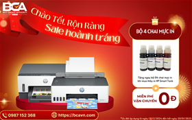 Mua HP Smart Tank, Tặng Ngay Mực 4 Màu