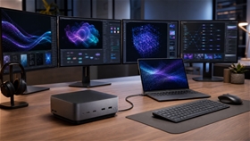HP công bố OmniDesk Mini PC mới: 'Máy tính mini AI' đầu tiên trên thế giới với bộ xử lý Intel Core Ultra và công nghệ Thunderbolt Share