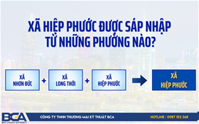 Xã Hiệp Phước được sáp nhập từ những phường nào?