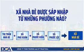 Xã Nhà Bè được sáp nhập từ những phường nào?