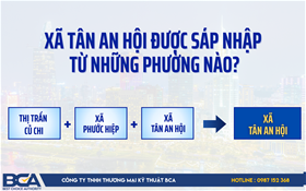 Xã Tân An Hội được sáp nhập từ những phường nào?