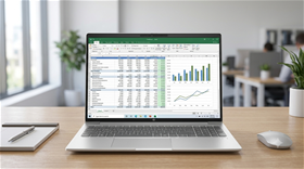 Laptop màn hình 16 inch WUXGA 16:10 tối ưu cho xử lý dữ liệu và bảng tính