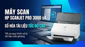Máy Scan HP ScanJet Pro 3000 s4 – Giải Pháp Số Hóa Tài Liệu Tốc Độ Cao, Tặng Ngay 1 Ream Giấy A4