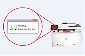 Dấu hiệu máy in hết mực và hướng xử lí