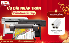 Tưng Bừng Khai Xuân: Tặng 10 Cây Giấy A0 Khi Mua Máy In HP