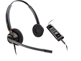 Tai nghe Poly EncorePro 525 Microsoft Teams Certified Stereo with USB-A Headset (783R2AA)