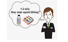 Có Nên Nạp Mực Ngoài Cho Máy In Màu Hay Không?