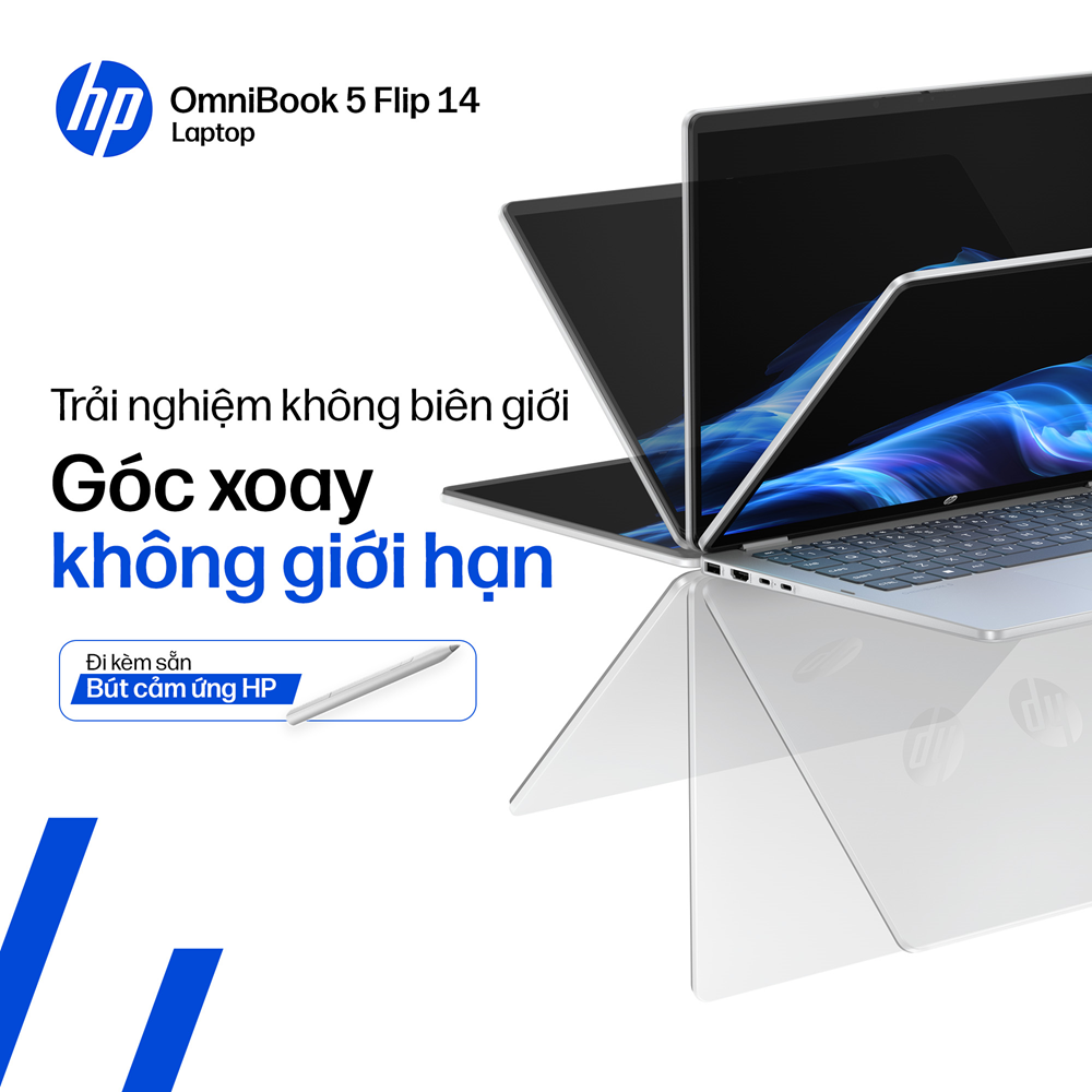 HP OmniBook 5 Flip 2-in-1 Laptop 14-fp0055TU (BZ7Q4PA)