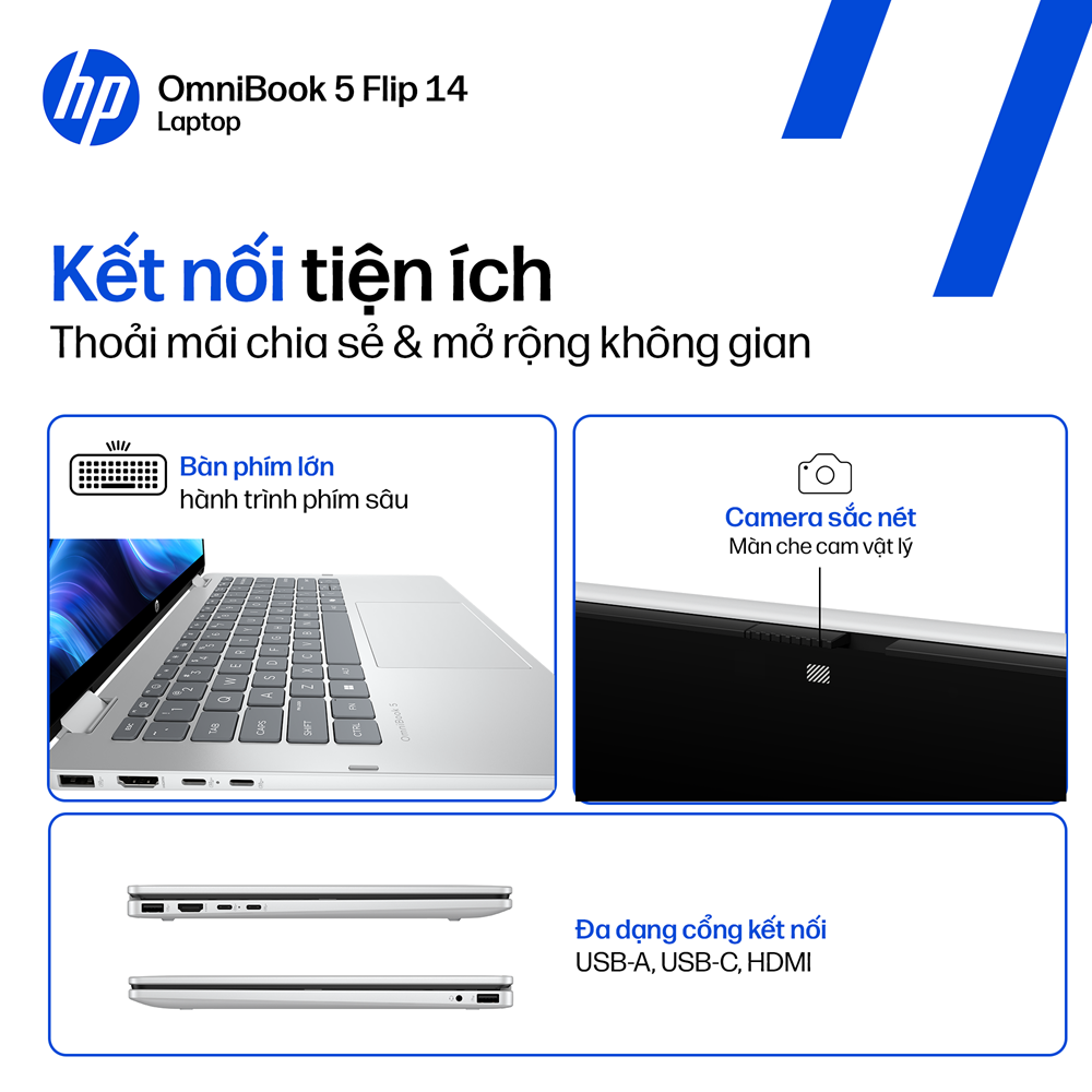 HP OmniBook 5 Flip 2-in-1 Laptop 14-fp0055TU (BZ7Q4PA)
