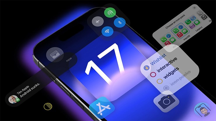 Nhiều tính năng mới được thêm vào trong iOS 17.