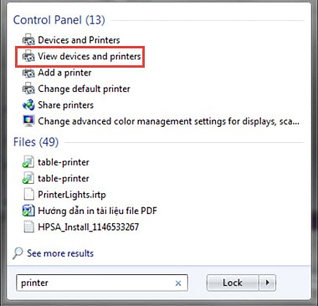 hướng dẫn cách xóa driver máy in trong win 7
