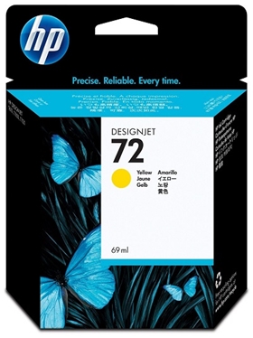 Mực in HP 72 69-ml Yellow DesignJet Ink Cartridge (C9400A)