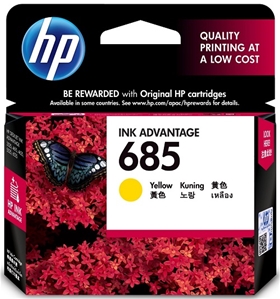 Mực in HP 685 Yellow Ink Advantage Cartridge (CZ124AA)
