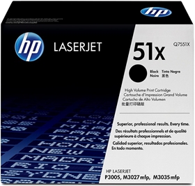 Mực in HP 51X High Yield Black Original LaserJet Toner Cartridge (Q7551X)
