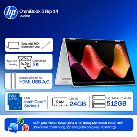 HP OmniBook 5 Flip 2-in-1 Laptop 14-fp0055TU (BZ7Q4PA)