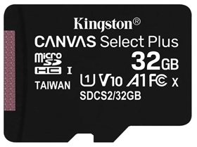 Thẻ nhớ Kingston Canvas Select 2 32GB Class 10 UHS-I microSDHC (SDCS2/32GBSP)