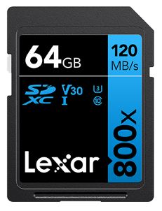 Thẻ nhớ Lexar 64GB Profes. 800x SDXC UHS-I U3 V30 (LSD0800064G-BNNNG)