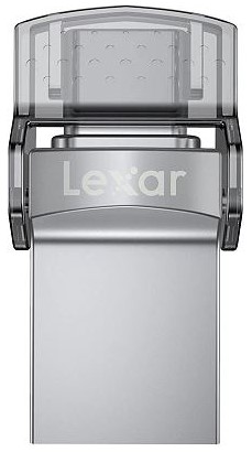 USB Lexar 64G JumpDrive DualDriveD35C USB3.0 TypeC (LJDD35C064G-BNBNG)