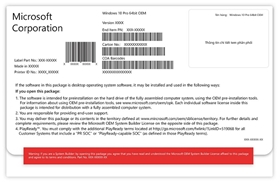 Phần mềm Windows 10 Pro 64bit Eng Intl 1 Pk DSP OEI DVD (FQC-08929)