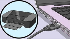 Cổng USB máy tính bị hỏng hay do cáp kết nối máy in bị lỗi?