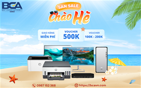 Săn Sale chào hè cùng BCA, loạt thiết bị HP giảm giá cực mạnh