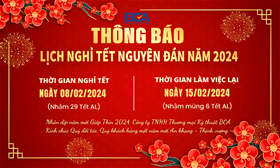 Thông báo lịch nghỉ Tết Nguyên Đán Giáp Thìn 2024
